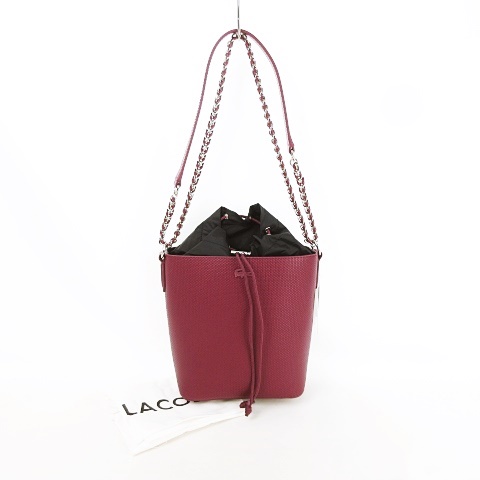 ラコステ LACOSTE NF3053A-D49 CHANTACOCHAIN エンボスレザー 縦 ラコステ LACOSTE NF3053A-D49 CHANTACOCHAIN エンボスレザー 縦