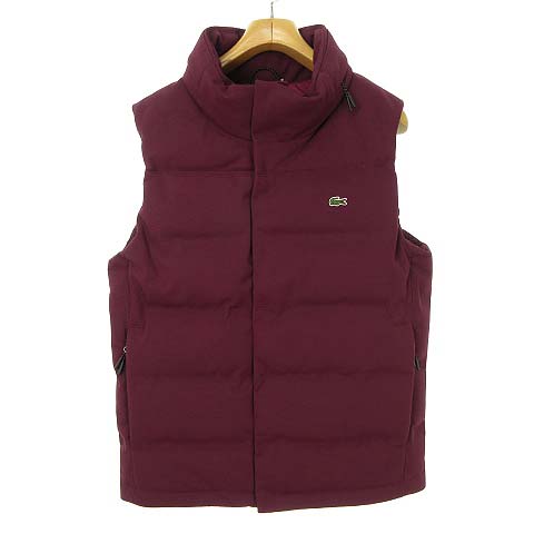 未使用品 ラコステ LACOSTE BH350EL ピケ ダウン ベスト ジャケット 