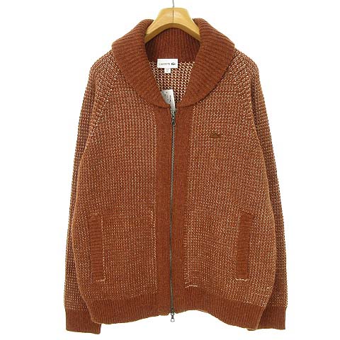未使用品 ラコステ Lacoste Ah124el ツイード ニット ジップアップ カーディガン セーター ショールカラー 5 L ブラウン 国内正規品 メンズ 053 ベクトルパーク 未使用品 ラコステ Lacoste Ah124el ツイード ニット ジップアップ カーディガン セーター ショールカラー 5 L ブラウン 国内正規品 メンズ 053 ベクトルパーク