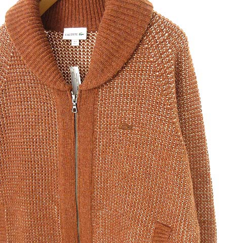 未使用品 ラコステ Lacoste Ah124el ツイード ニット ジップアップ カーディガン セーター ショールカラー 5 L ブラウン 国内正規品 メンズ 053 ベクトルパーク 未使用品 ラコステ Lacoste Ah124el ツイード ニット ジップアップ カーディガン セーター ショールカラー 5 L ブラウン 国内正規品 メンズ 053 ベクトルパーク