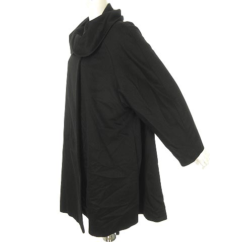Poushal ポーシャル カシミヤコート オーバーコート 黒 ブラック 40 Mサイズ相当 レディース 053 ベクトルパーク Poushal ポーシャル カシミヤコート オーバーコート 黒 ブラック 40 Mサイズ相当 レディース 053 ベクトルパーク