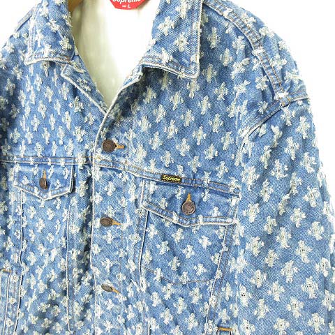 シュプリーム SUPREME 20SS Hole Punch Denim Trucker Jacket ホール 