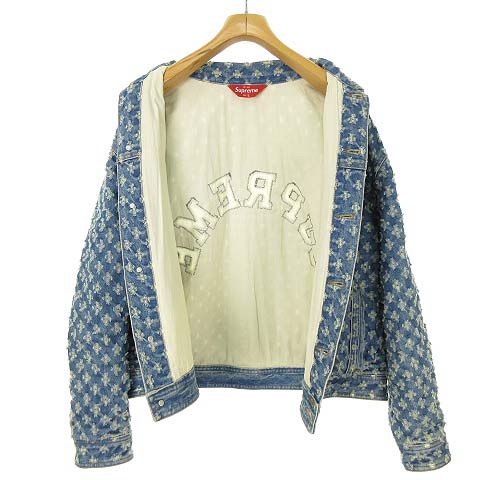 シュプリーム SUPREME 20SS Hole Punch Denim Trucker Jacket ホール  