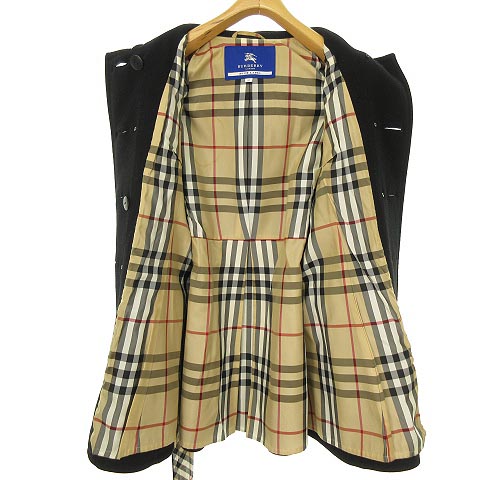 バーバリーブルーレーベル BURBERRY BLUE LABEL ウールアンゴラ フレア 