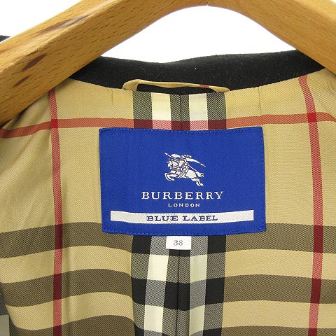 バーバリーブルーレーベル BURBERRY BLUE LABEL ウールアンゴラ