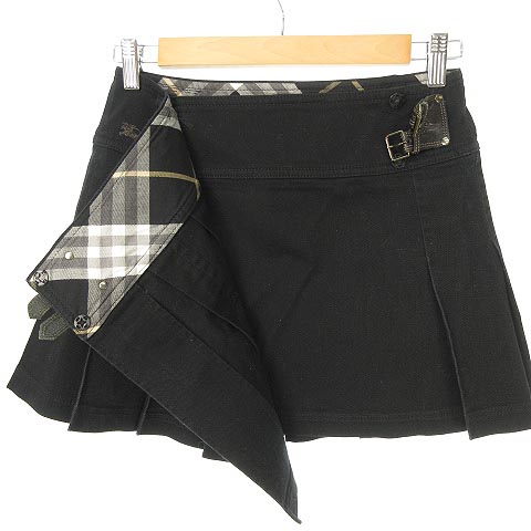 バーバリーブルーレーベル BURBERRY BLUE LABEL プリーツミニスカート 