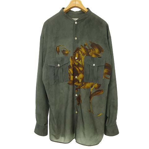 ベッドフォード BED J.W. FORD 19AW バンドカラー ノーカラー シャツ 