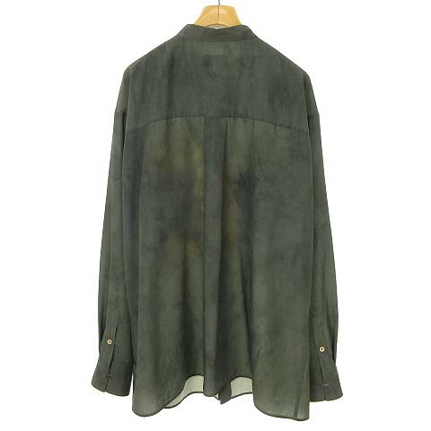 ベッドフォード BED J.W. FORD 19AW バンドカラー ノーカラー シャツ 