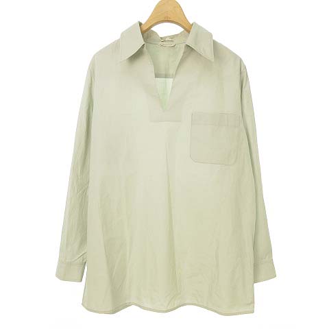 エルメス Hermes マルジェラ期 ヴァルーズ プルオーバー シャツ ブラウス ヴィンテージ 長袖 36 グレー系 Ibo1 レディース 053 ベクトルパーク