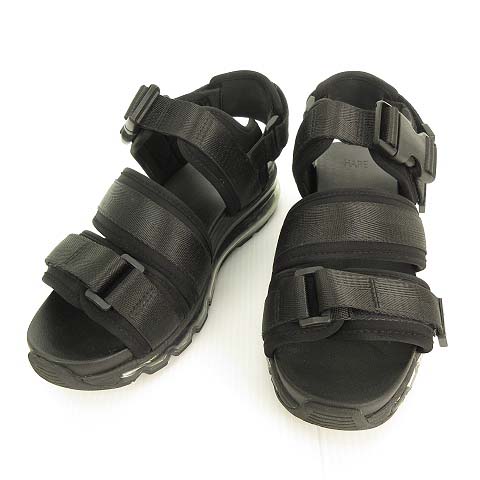 ハレ Hare エアソール ベルト ストラップ サンダル スニーカーサンダル M ブラック メンズ 053 ベクトルパーク