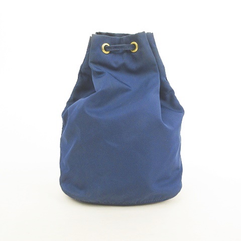 プラダ Prada 巾着ポーチ コスメポーチ 化粧ポーチ ナイロンポーチ 小分け 1na369 Bluette ブルー 青 Italy製 レディース 053 ベクトルパーク