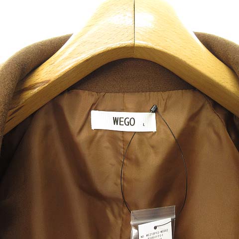 未使用品 ウィゴー Wego 21 Big メルトン テーラー コート チェスターコート L ブラウン メンズ 053 ベクトルパーク