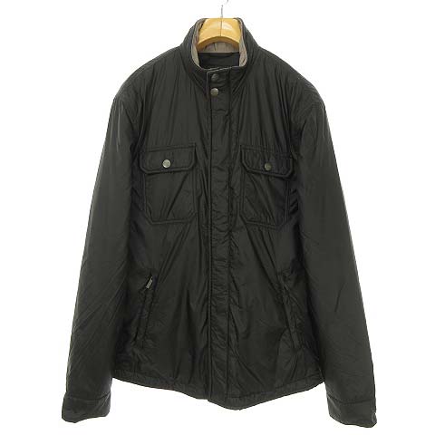 ARMANI COLLEZIONI ブルゾン ブラック サイズ52 定価30万 銀座直営店購入 新品未使用品 1円売り切り ARMANI COLLEZIONI(アルマーニコレツィオーニ) WATER REPELLENT ダブル