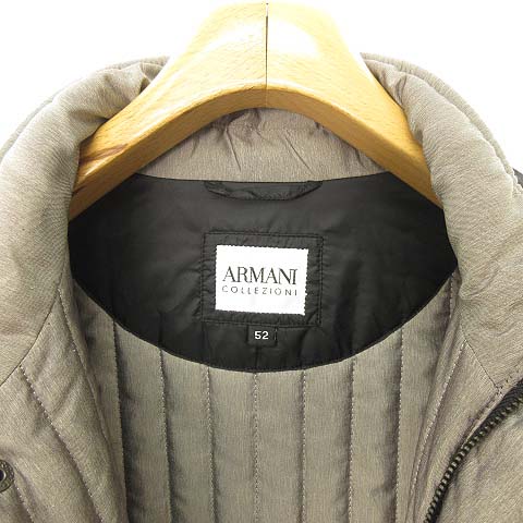 armani collezioni スタンドカラージップアップブルゾン