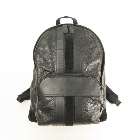 コーチ Coach F68996 バックパック リュックサック デイパック レザー スエード ブラック 黒 メンズ 053 902104150025 ベクトルパーク