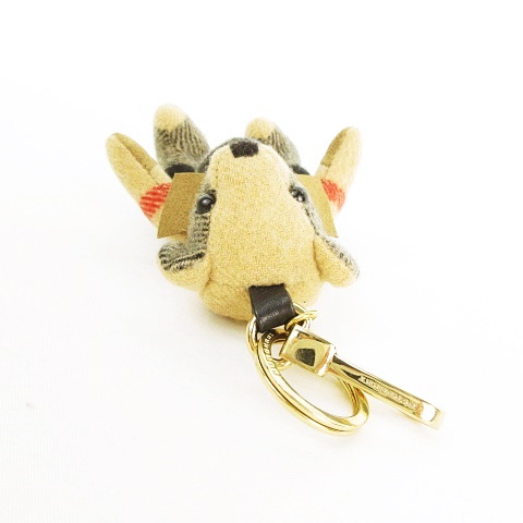 Burberry バーバリー ぬいぐるみ チャーム キーホルダー ベア チェック