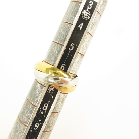 カルティエ Cartier トリニティリング 750 48 ピンキーリング