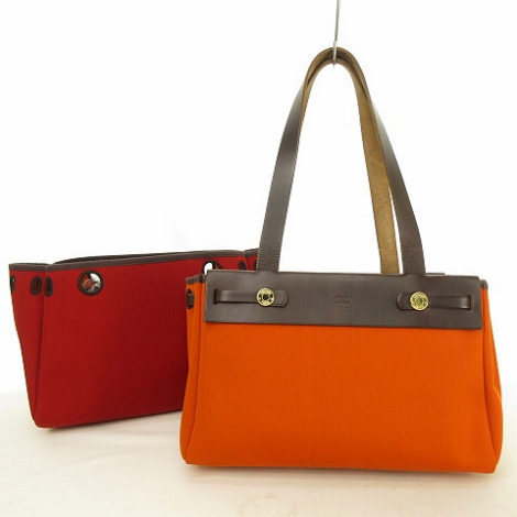 エルメス HERMES エールバッグ カバスPM トートバッグ ショルダー  