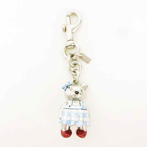 新品タグ付　希少　コーチ　オズの魔法使い　チャーム　シグネチャー　キーリング コーチ COACH × OZ オズの魔法使い ドロシー キーホルダー3D BEAR