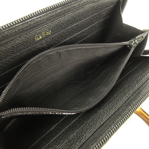 グッチ GUCCI バンブー スエード ウォレットショルダー お財布