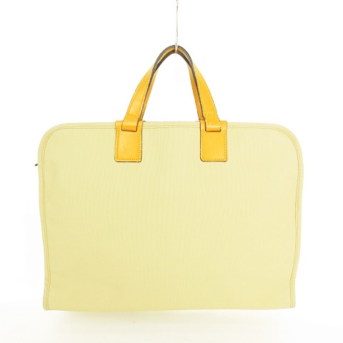 サザビー Sazaby ブリーフケース ビジネスバッグ ナイロンキャンバス レザーハンドル サンドベージュ メンズ レディース 053 ベクトルパーク