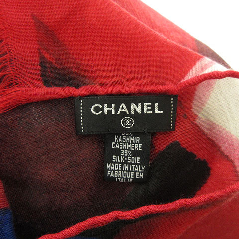 シャネル CHANEL 16S エアライン ストール カシミヤシルク 