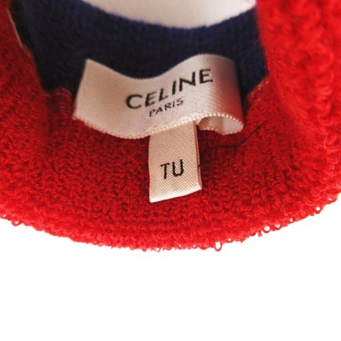 セリーヌ CELINE 2A57L 01LT TU リストバンド ロゴ刺繡 × トリコロール 