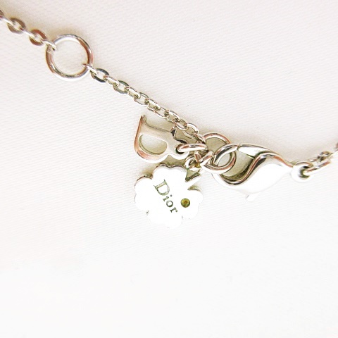 クリスチャンディオール Christian Dior ネックレス ストーン付き