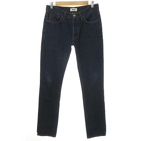 アクネ Acne Roc New Raw デニム パンツ ジーンズ ボトムス 34 インディゴ メンズ 053 ベクトルパーク