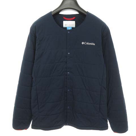 コロンビア Columbia Pm3808 Brill Springs Jacket ブリル スプリングス ジャケット ノーカラー カーディガン 中綿 L ネイビー メンズ 053 ベクトルパーク
