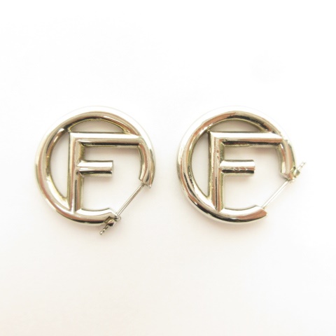 フェンディ FENDI エフイズフェンディ F IS FENDI ピアス フープ 両耳 