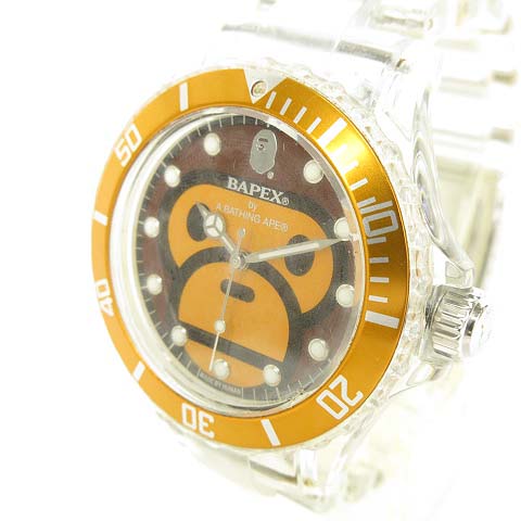 アベイシングエイプ A BATHING APE 11SS BAPEX CLEAR ベビーマイロ 