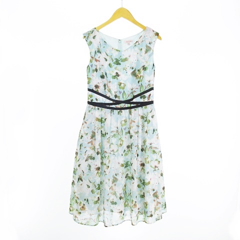 トッカ Tocca ワンピース ノースリーブ 花柄 シフォン グログランリボン 0 ミントグリーン ネイビー 紺 Ibs17 レディース 053 ベクトルパーク トッカ Tocca ワンピース ノースリーブ 花柄 シフォン グログランリボン 0 ミントグリーン ネイビー 紺 Ibs17 レディース 053 ベクトルパーク