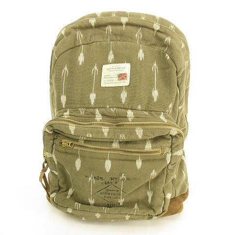 デニム サプライ ラルフローレン Denim Supply Ralph Lauren バックパック リュックサック キャンバス スウェード カーキ ブラウン ベージュ メンズ 053 ベクトルパーク