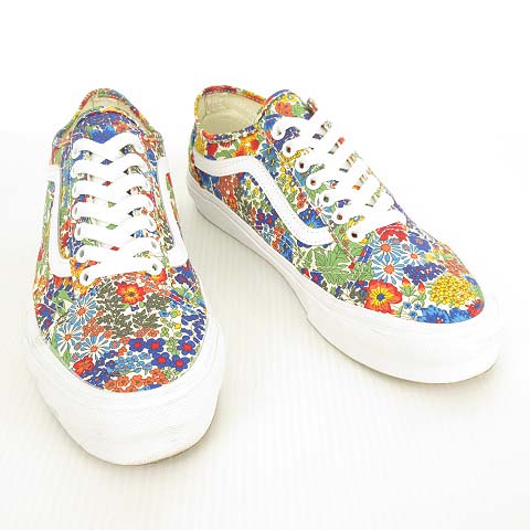 バンズ Vans リバティ ファブリックス Liberty Fabrics Old Skool スニーカー 花柄 26cm マルチ メンズ レディース 053 ベクトルパーク バンズ Vans リバティ ファブリックス Liberty Fabrics Old Skool スニーカー 花柄 26cm マルチ メンズ レディース 053 ベクトルパーク