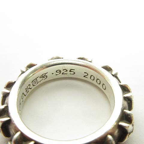 クロムハーツ CHROME HEARTS STAR BAND RING 2000 スターバンド リング 