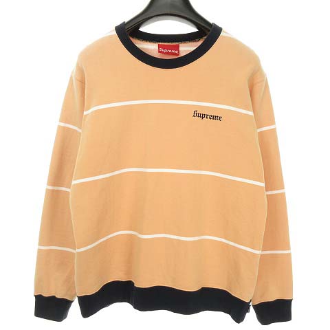 シュプリーム Supreme 17aw Struped Crewneck クルーネック スウェット シャツ トレーナー ボーダー M ピンク系 メンズ 053 ベクトルパーク シュプリーム Supreme 17aw Struped Crewneck クルーネック スウェット シャツ トレーナー ボーダー M ピンク系 メンズ 053 ベクトルパーク