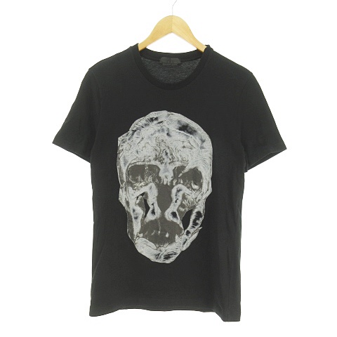 アレキサンダーマックイーン ALEXANDER MCQUEEN Tシャツ スカル ドクロ ガール プリント カットソー XS ブラック 黒 ITALY製 イタリア製 IBO18 メンズ アレキサンダーマックイーン ALEXANDER MCQUEEN Tシャツ スカル ドクロ ガール プリント カットソー XS ブラック 黒 ITALY製 イタリア製 IBO18 メンズ