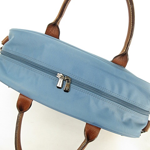 ❤️未使用品！ロンシャン　旅行に便利！ナイロン ボストンバッグ　スカイブルー ロンシャン LONGCHAMP ボストンバッグ ショルダー 2way ナイロン