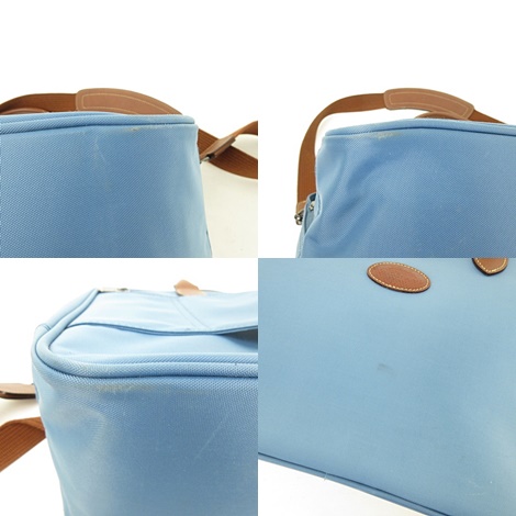 ❤️未使用品！ロンシャン　旅行に便利！ナイロン ボストンバッグ　スカイブルー ロンシャン LONGCHAMP ボストンバッグ ショルダー 2way ナイロン