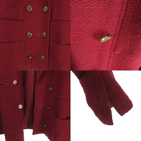 シャネル CHANEL 98A ヴィンテージ ツイード セットアップ スーツ  