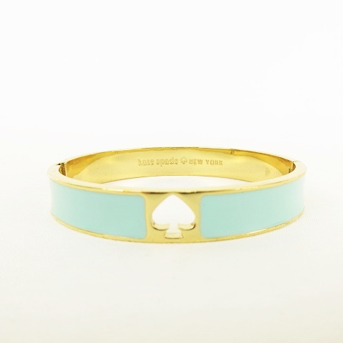 ケイトスペード KATE SPADE バングル スペードモチーフ ミントグリーン 