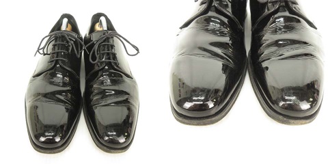 ディオールオム Dior HOMME パテントレザー ドレス シューズ 外羽根