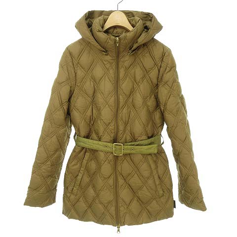 モンクレール Moncler キルティング ダウン コート ジャケット ベルト フード付 茶タグ 1 ベージュ系 国内正規品 Ibo レディース 053 ベクトルパーク