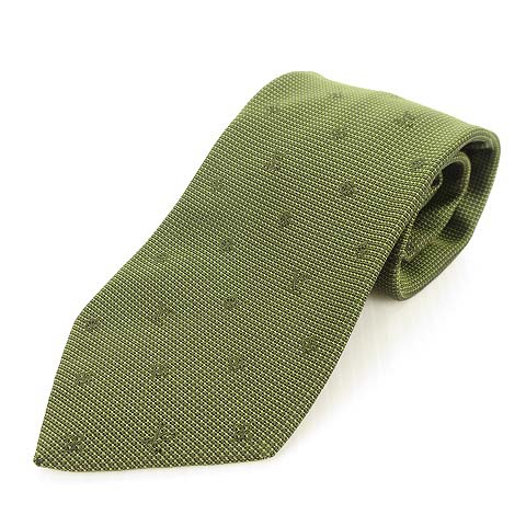 ルイヴィトン オリーブグリーン シルク ネクタイ ルイヴィトン LOUIS