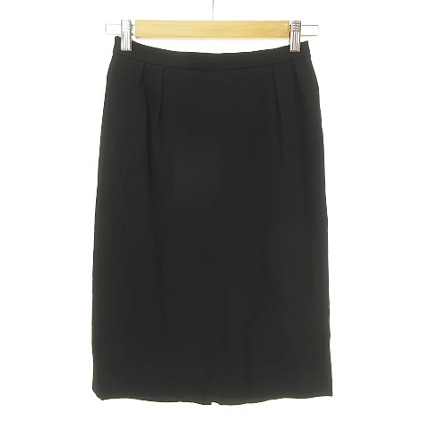 セリーヌ CELINE スカート ウール 38 ブラック 黒 MADE IN FRANCE  