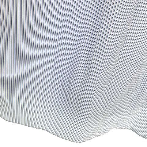 コムデギャルソンオムドゥ Comme Des Garcons Homme Deux 21ss カーブパッチワークデザイン ストライプ シャツ M ブルー Ad メンズ 053 ベクトルパーク