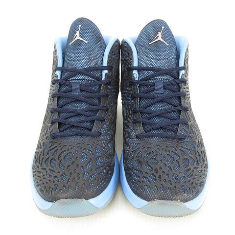 NIKE エアジョーダン　バスケットボールシューズ ブラック/ブルー NIKEナイキジョーダンバスケットシューズバッシュブラック黒青