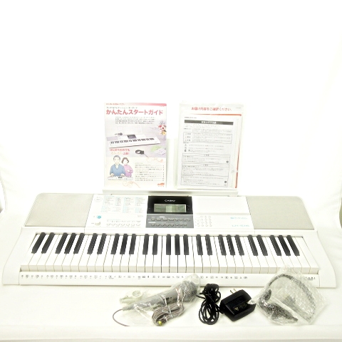 未使用品＊CASIO くい 光ナビゲーション電子キーボード LK516 