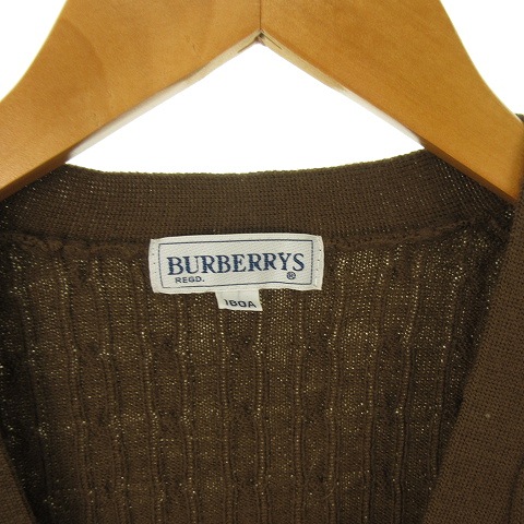 バーバリーズ Burberrys ヴィンテージ 金ボタン ケーブルニット  